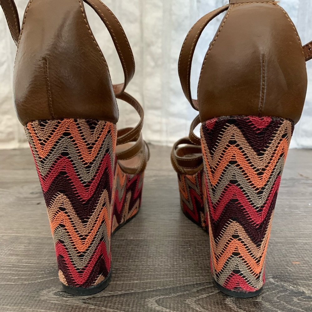 DIBA funky wedge platform shoes